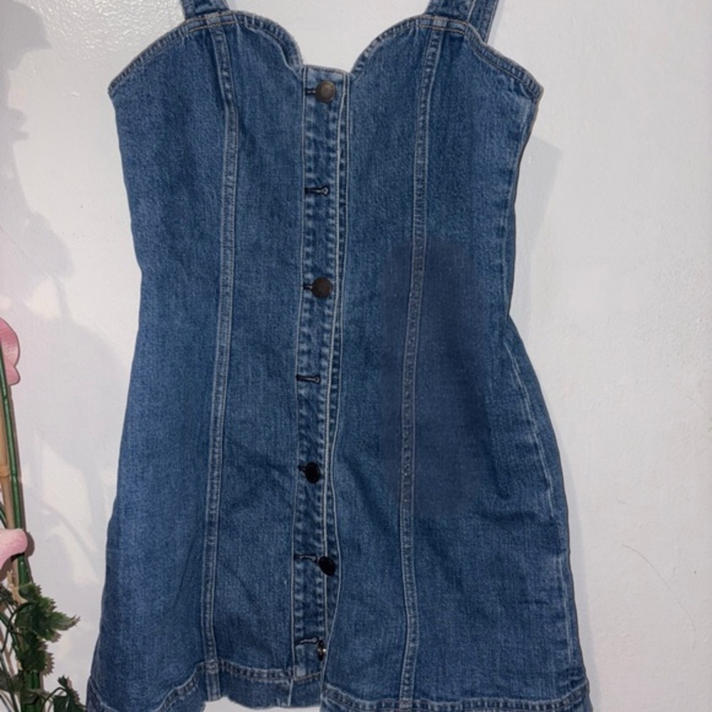 Alice + Olivia Blue Denim Dress
